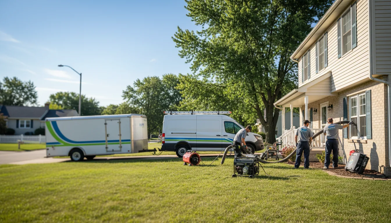 Flooded Basement Restoration And Cleanup With Repair in Peterson, MN near me